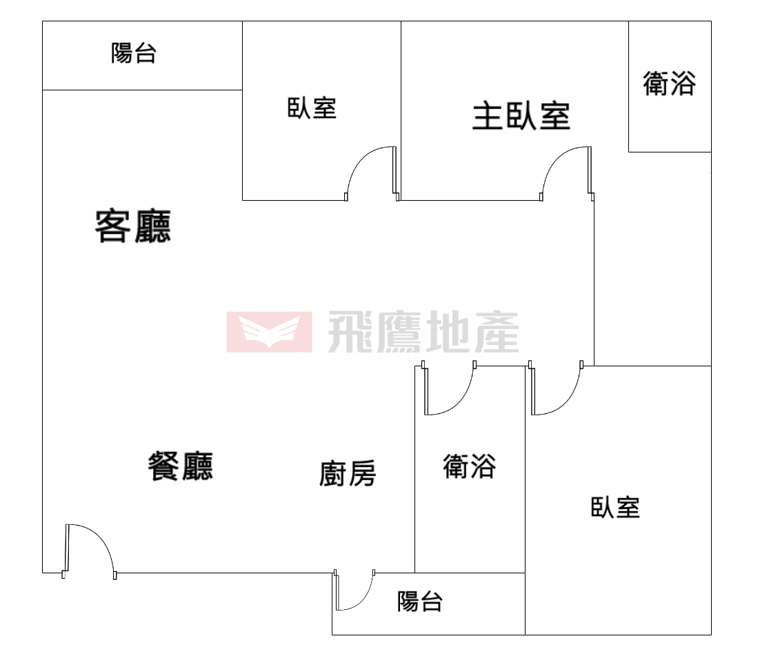 物件格局圖 1